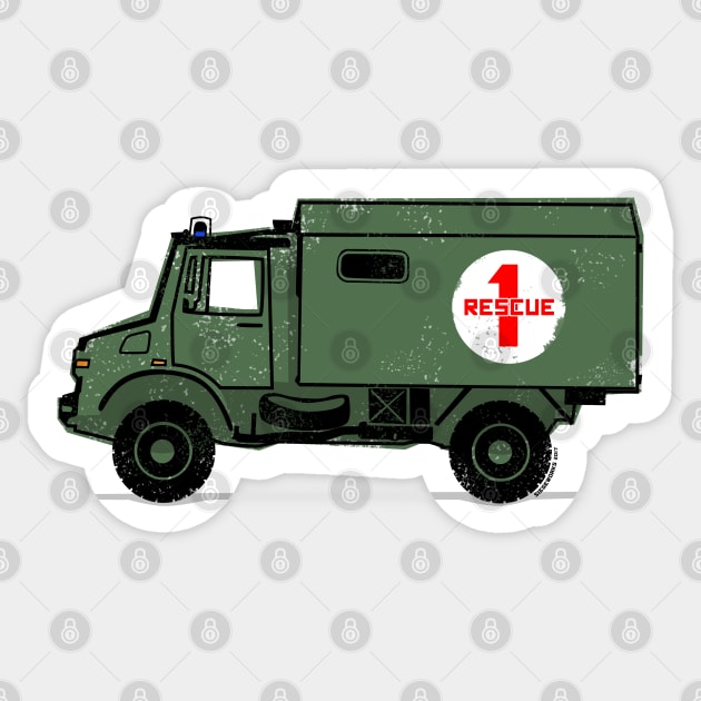 Rescue 1 Sticker by Siegeworks